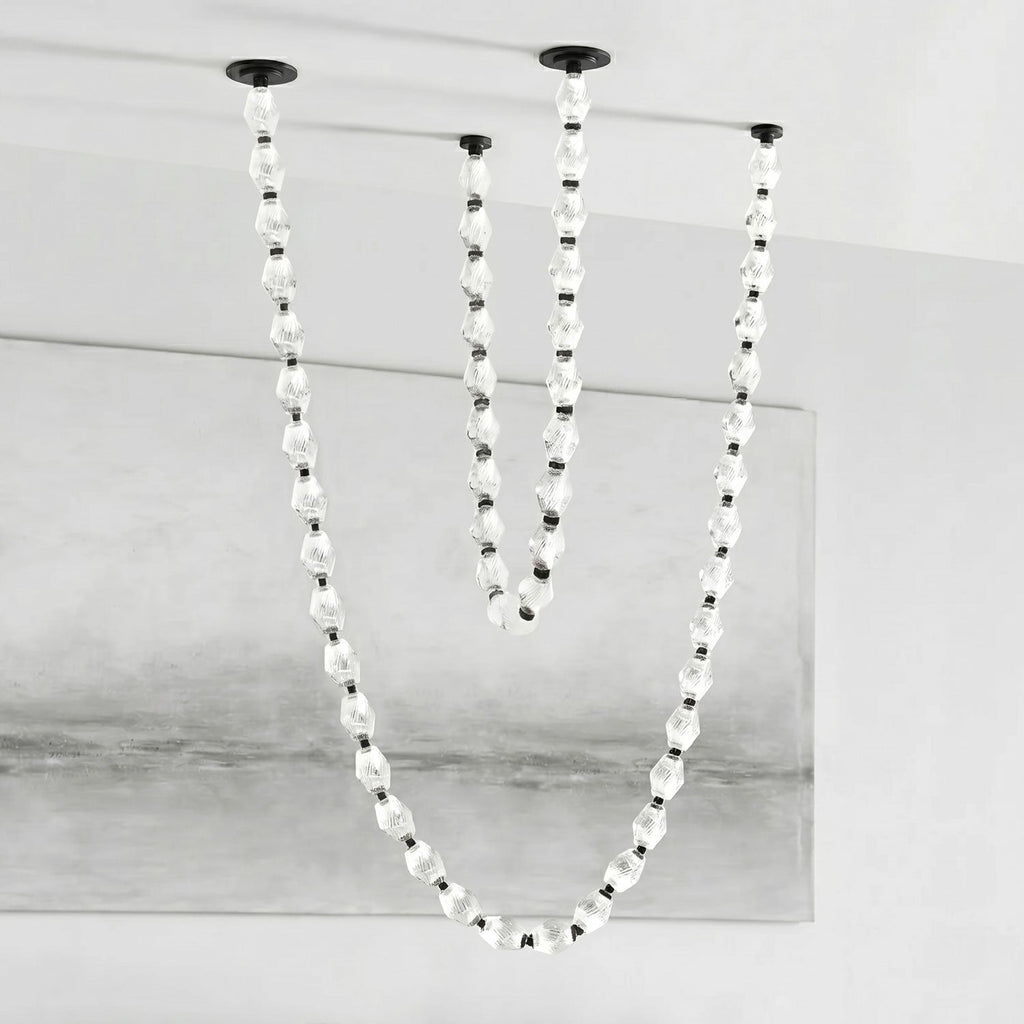 Glass Chain Chandelier — Chandelier | Maison Monashee — view 141