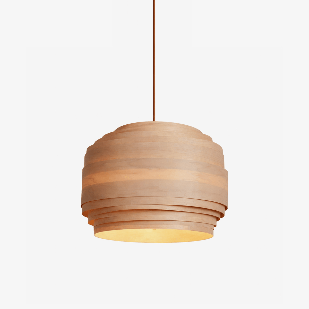 Wood Cylinder Pendant Light — Pendant Light | Maison Monashee