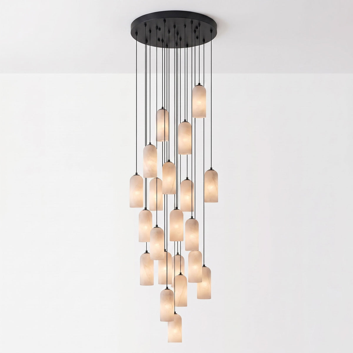 Modern Alabaster Pendant Light — Pendant Light | Maison Monashee — view 57