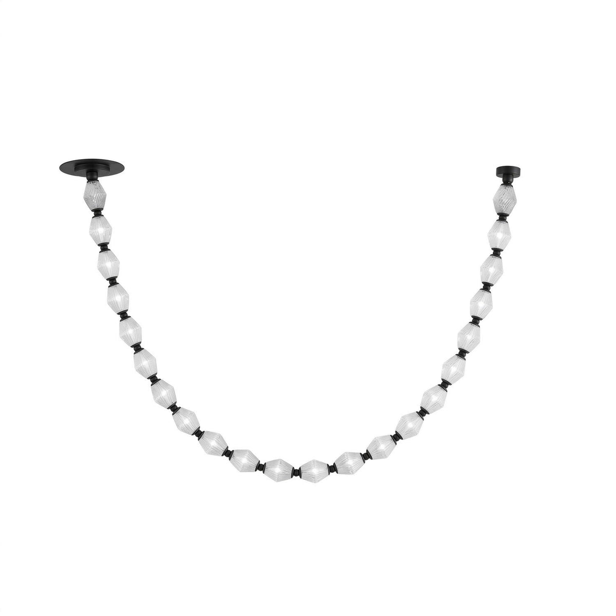 Glass Chain Chandelier — Chandelier | Maison Monashee — view 137
