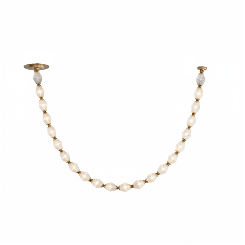 Glass Chain Chandelier — Chandelier | Maison Monashee — view 105