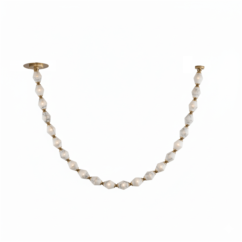 Glass Chain Chandelier — Chandelier | Maison Monashee — view 107