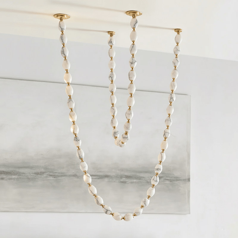 Glass Chain Chandelier — Chandelier | Maison Monashee — view 104