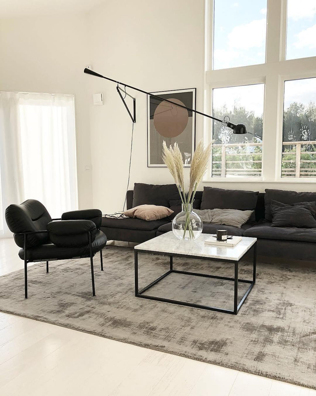 Black Swing-Arm Wall Light — Wall Sconce | Maison Monashee — view 17