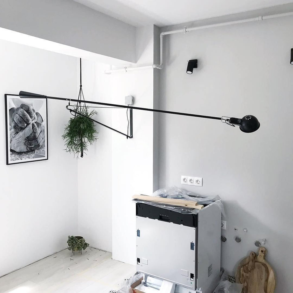 Black Swing-Arm Wall Light — Wall Sconce | Maison Monashee — view 29