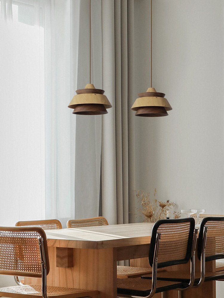 Wood Pendant Light — Pendant Light | Maison Monashee — view 10