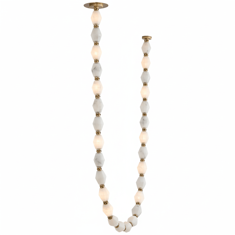 Glass Chain Chandelier — Chandelier | Maison Monashee — view 108