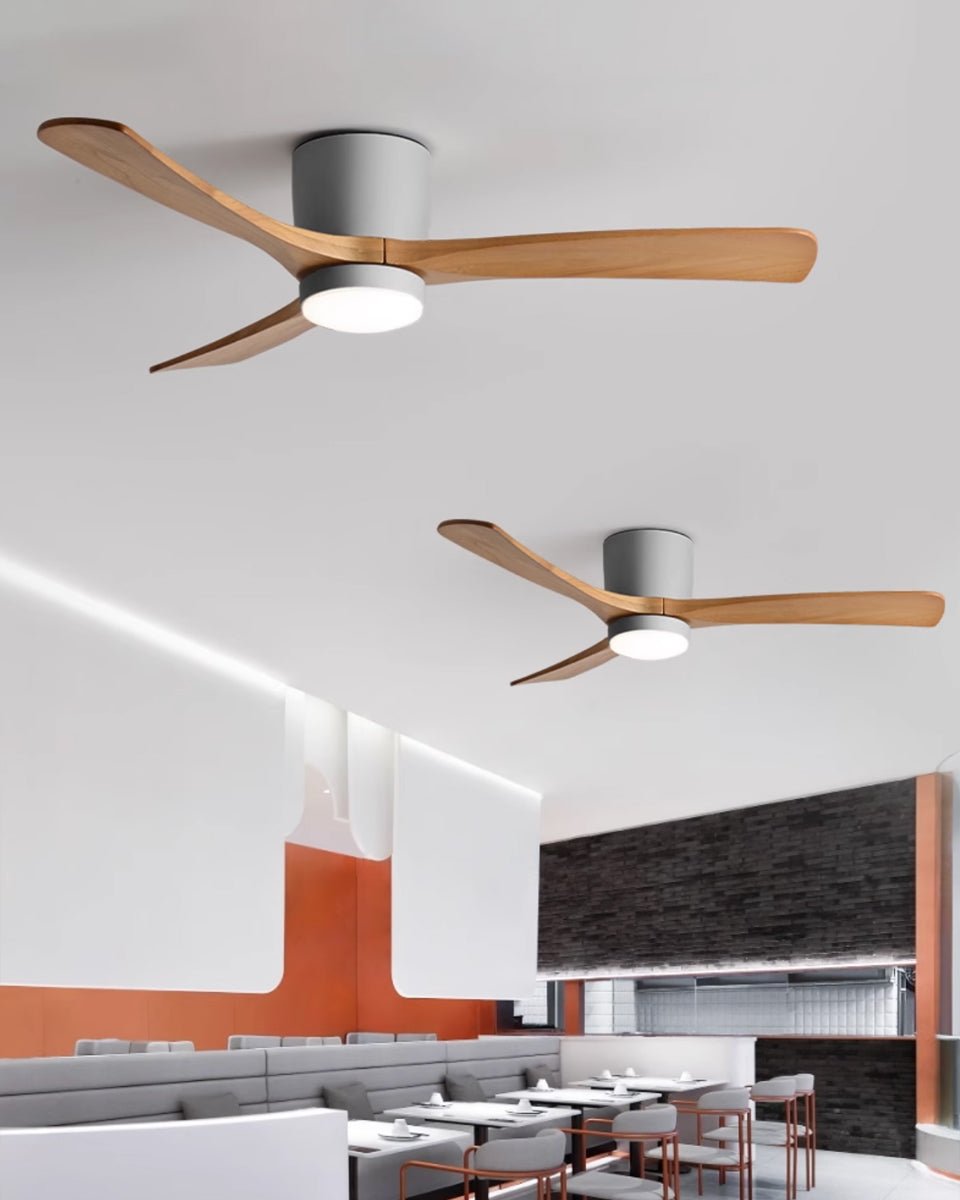 Grey Ceiling Fan with Light — Ceiling Fan | Maison Monashee — view 26