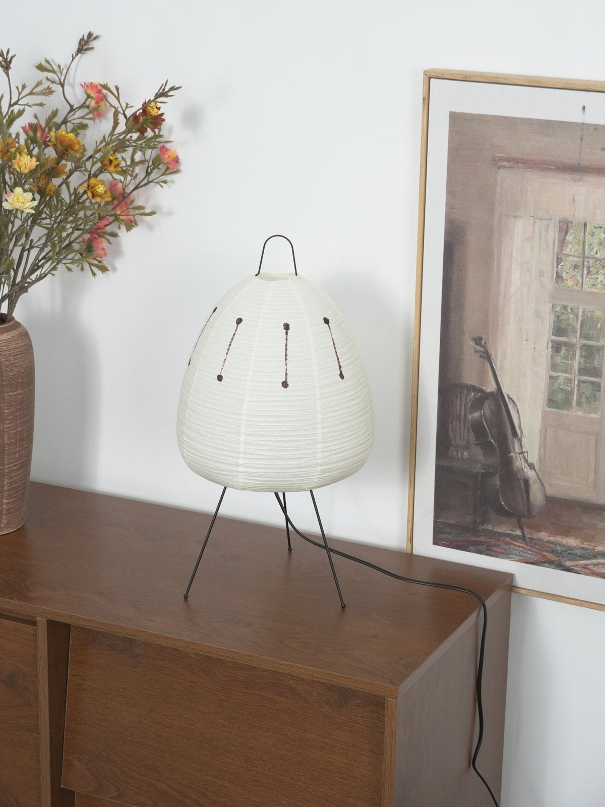 Japanese Lantern Table Lamp — Table Lamp | Maison Monashee — view 155