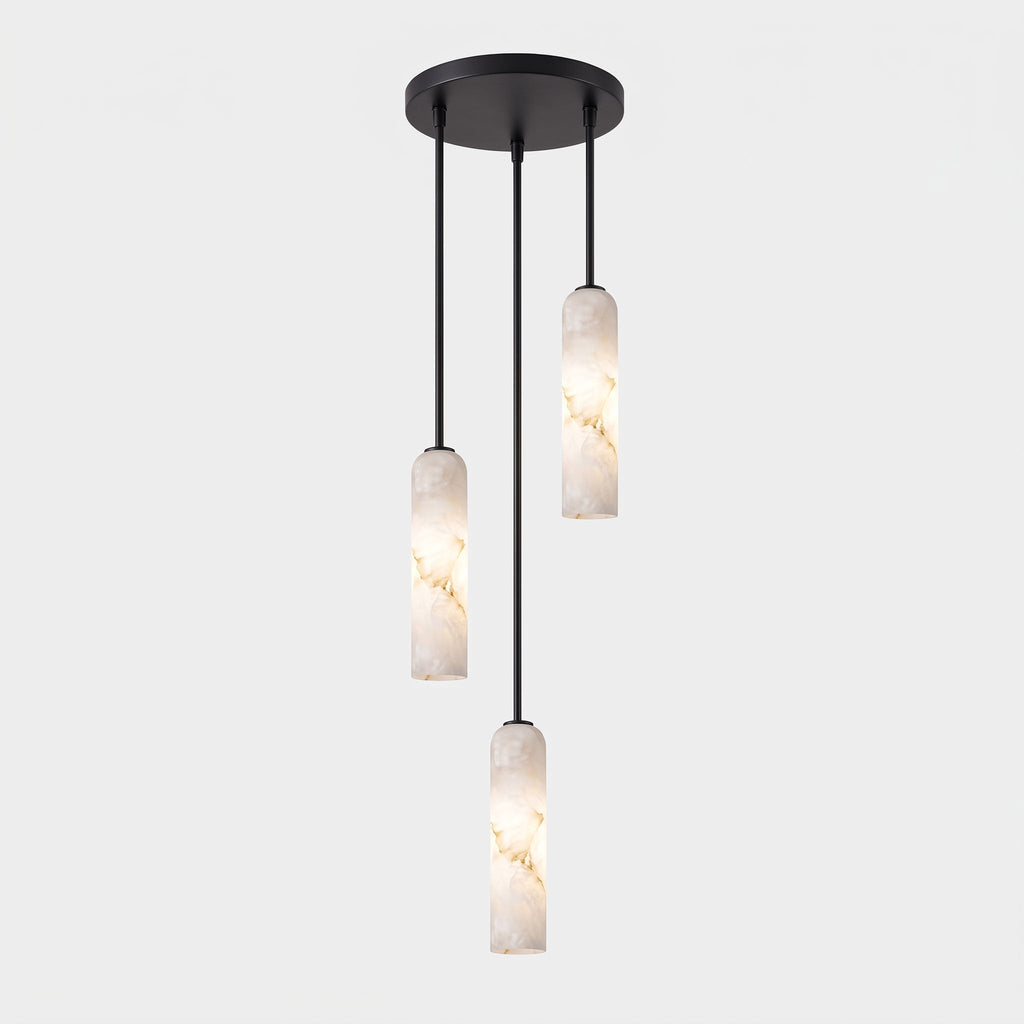 Alabaster Cylinder Pendant Light — Pendant Light | Maison Monashee — view 14