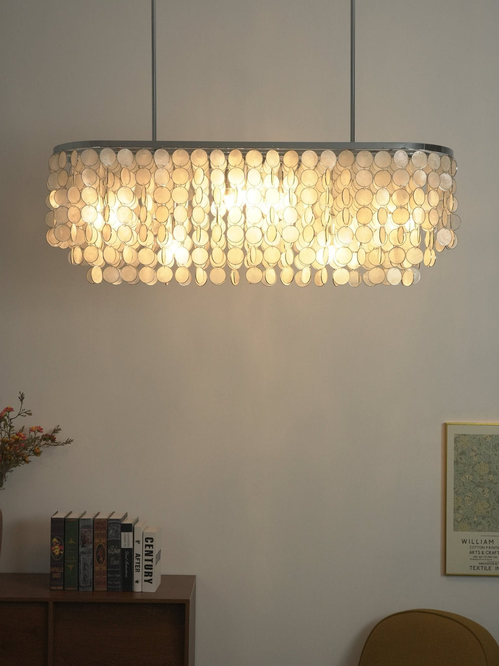 Linear Chandelier Chrome — Chandelier | Maison Monashee — view 7