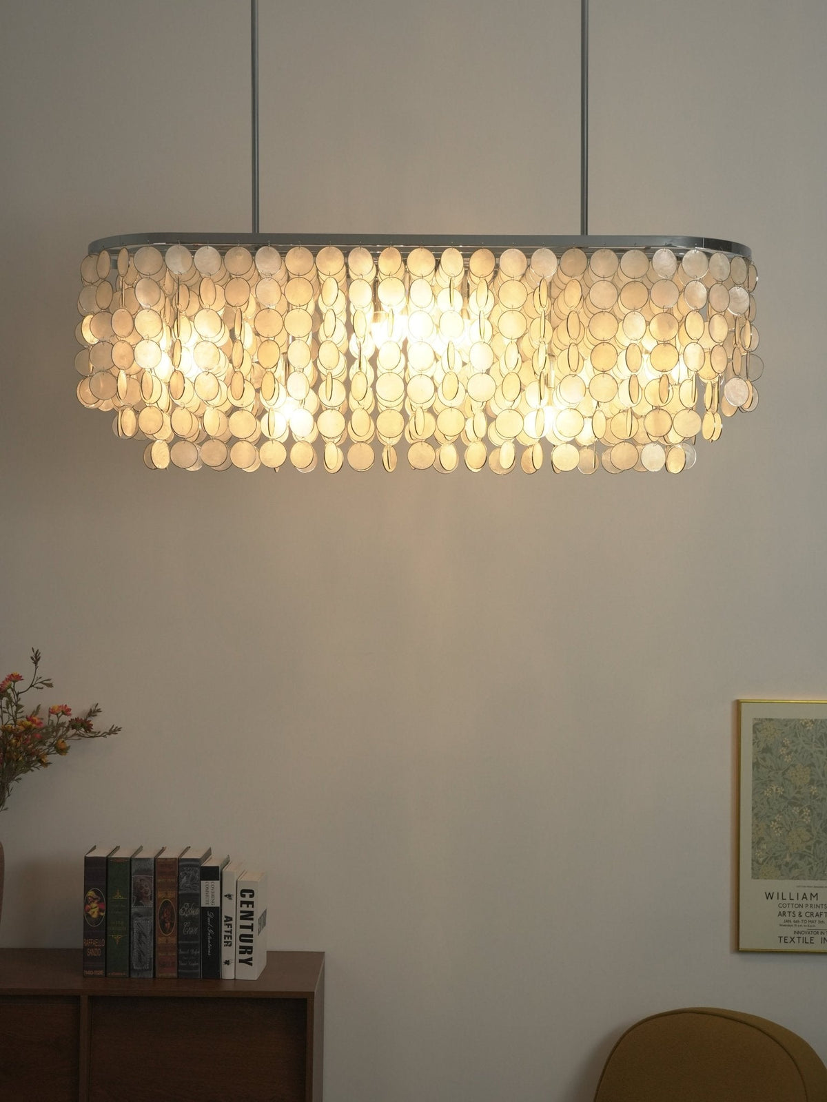 Linear Chandelier Chrome — Chandelier | Maison Monashee — view 7
