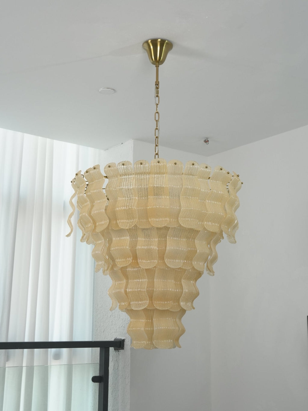 Antique Glass Chandelier — Chandelier | Maison Monashee — view 10