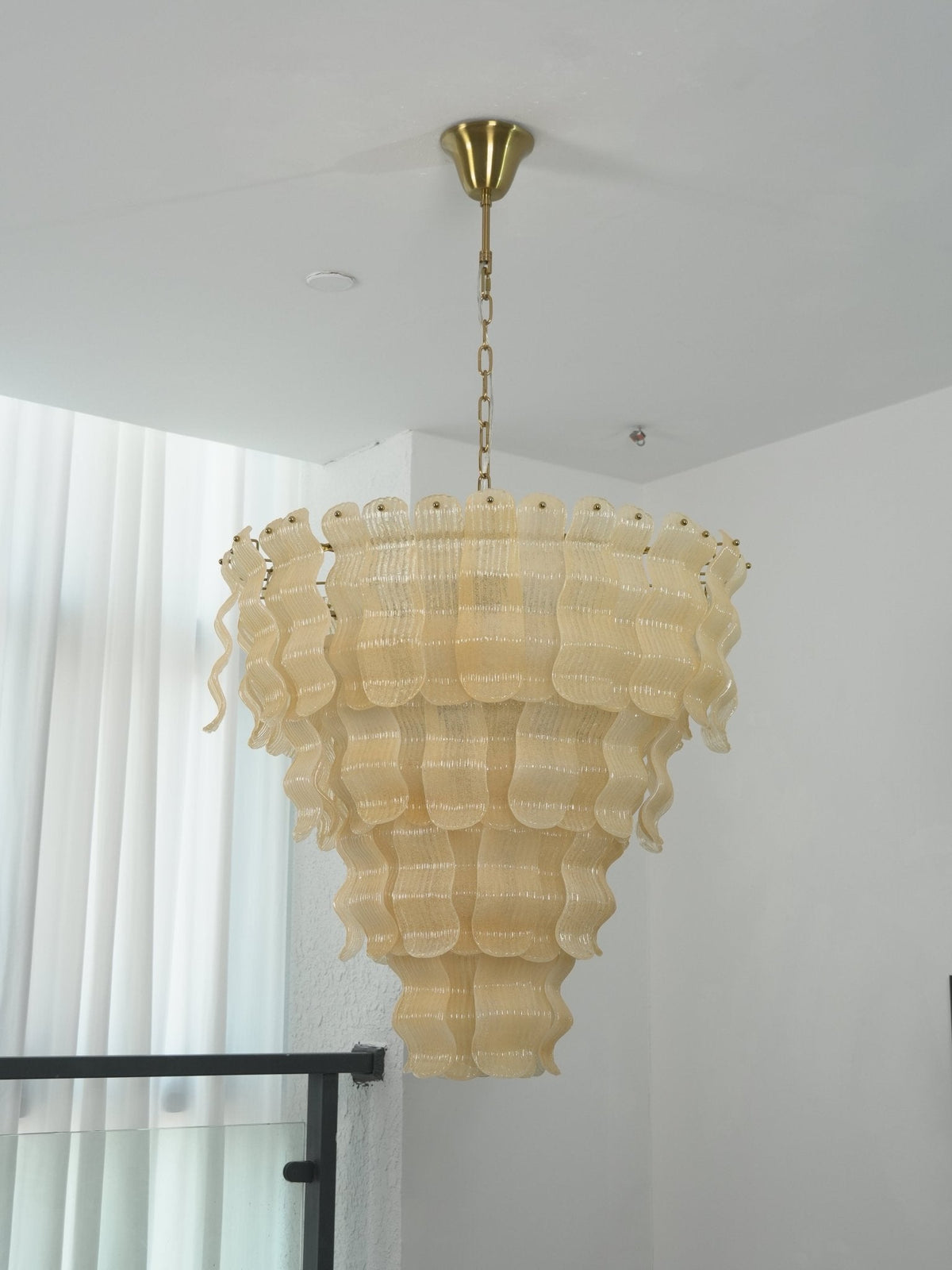 Antique Glass Chandelier — Chandelier | Maison Monashee — view 10