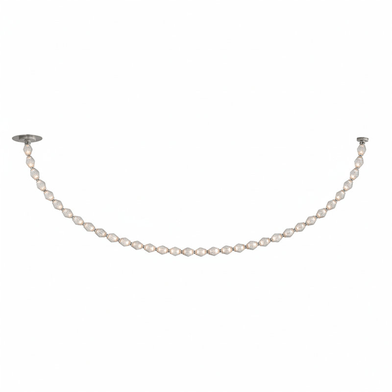 Glass Chain Chandelier — Chandelier | Maison Monashee — view 110
