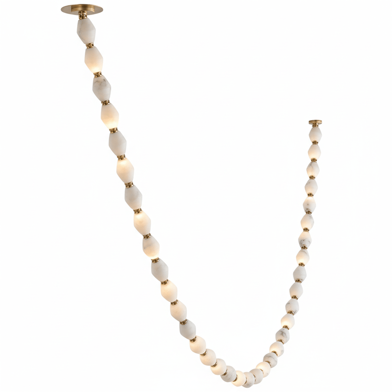 Glass Chain Chandelier — Chandelier | Maison Monashee — view 113