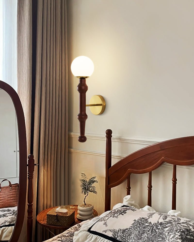Modern Globe Wall Sconce — Wall Sconce | Maison Monashee — view 5
