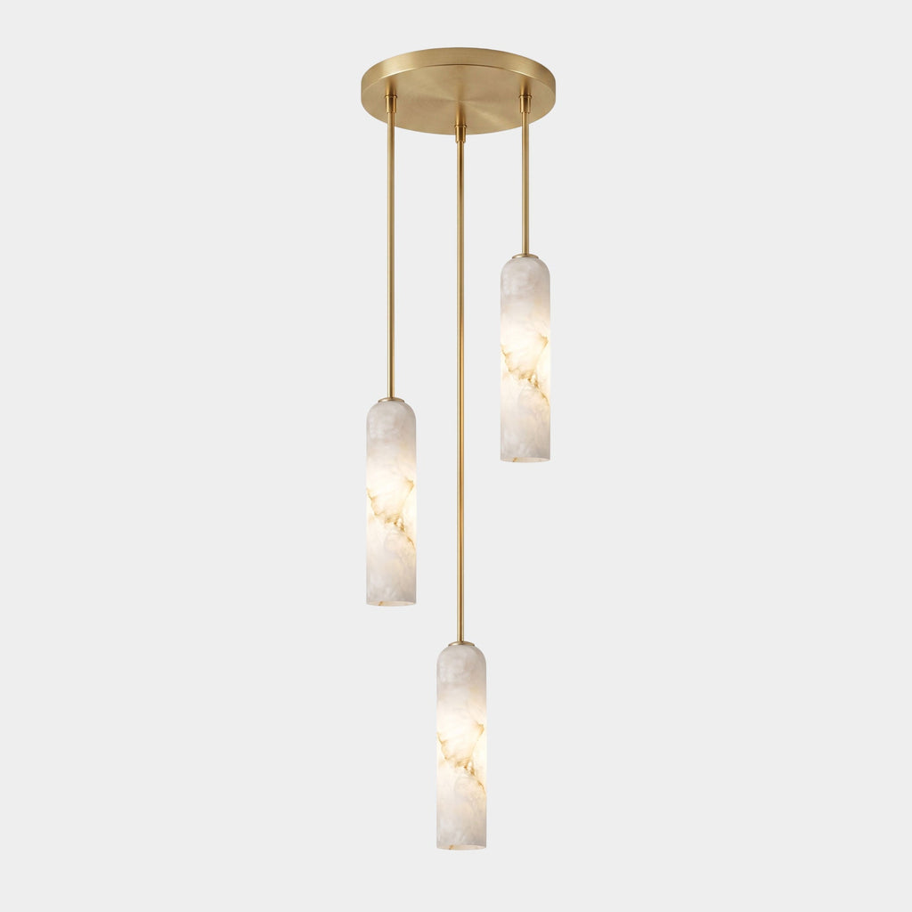 Alabaster Cylinder Pendant Light — Pendant Light | Maison Monashee — view 13