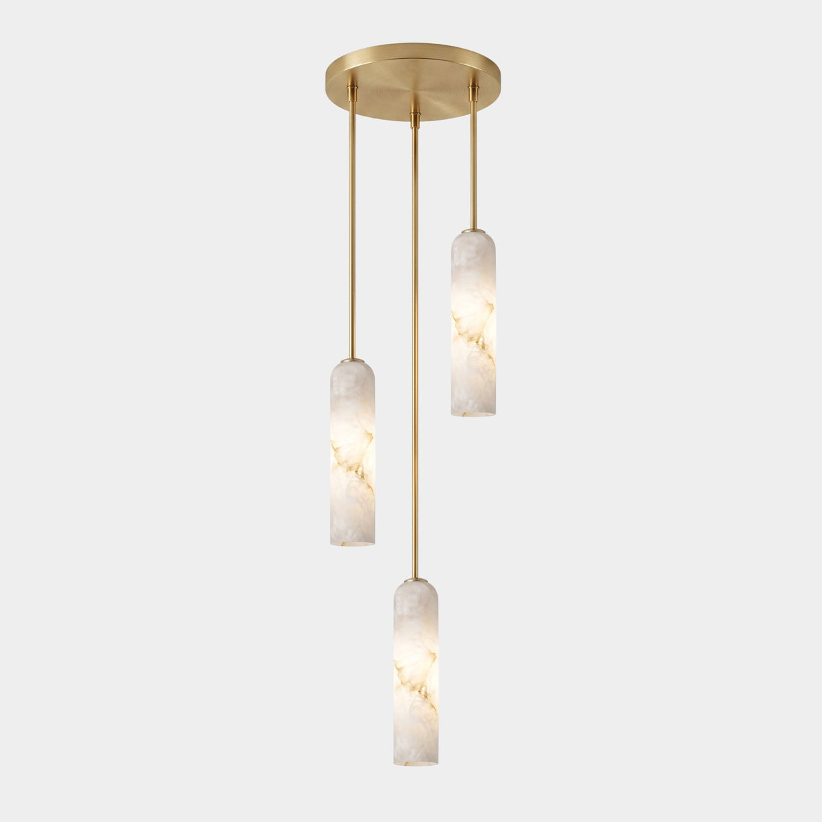 Alabaster Cylinder Pendant Light — Pendant Light | Maison Monashee — view 13