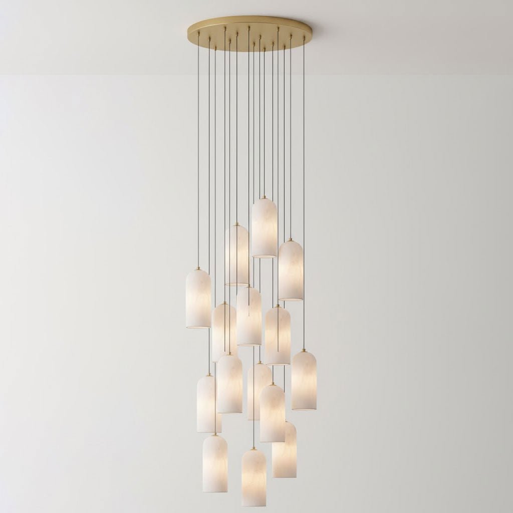 Modern Alabaster Pendant Light — Pendant Light | Maison Monashee — view 29