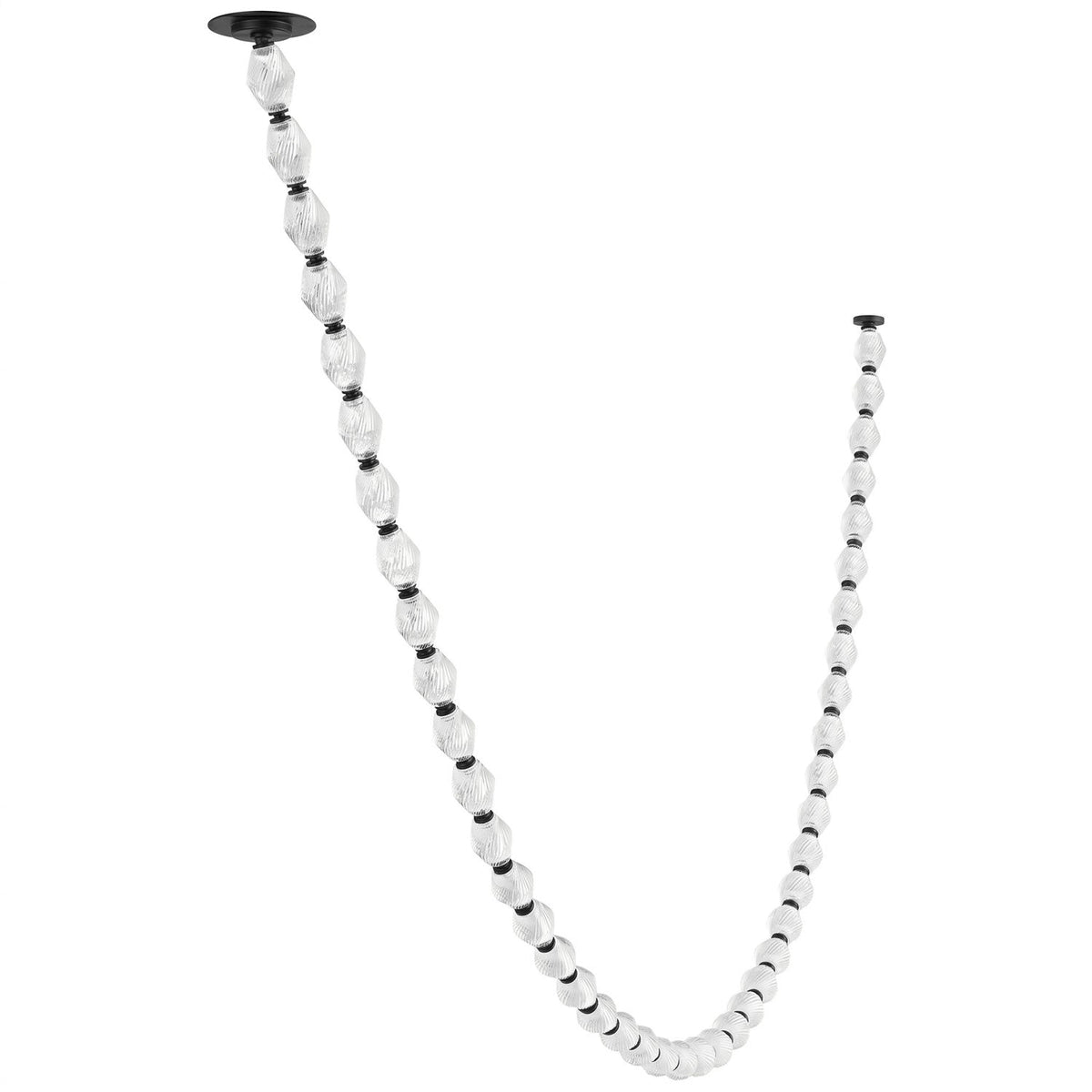 Glass Chain Chandelier — Chandelier | Maison Monashee — view 135