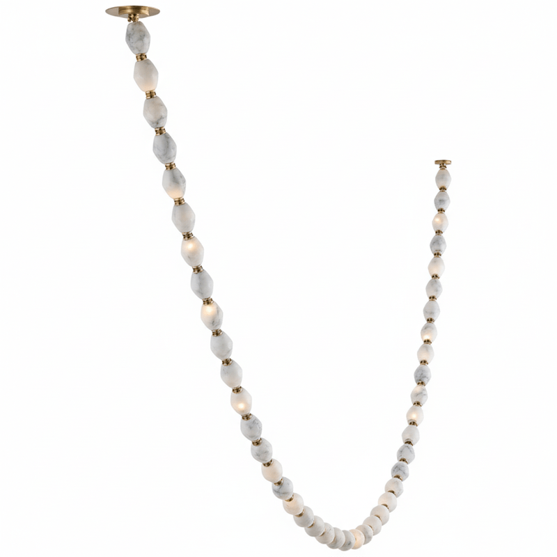 Glass Chain Chandelier — Chandelier | Maison Monashee — view 112