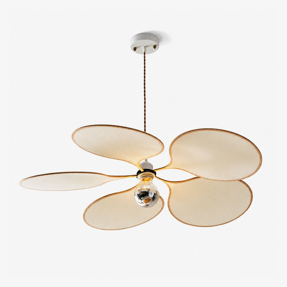 Fabric Petal Pendant Light — Pendant Light | Maison Monashee