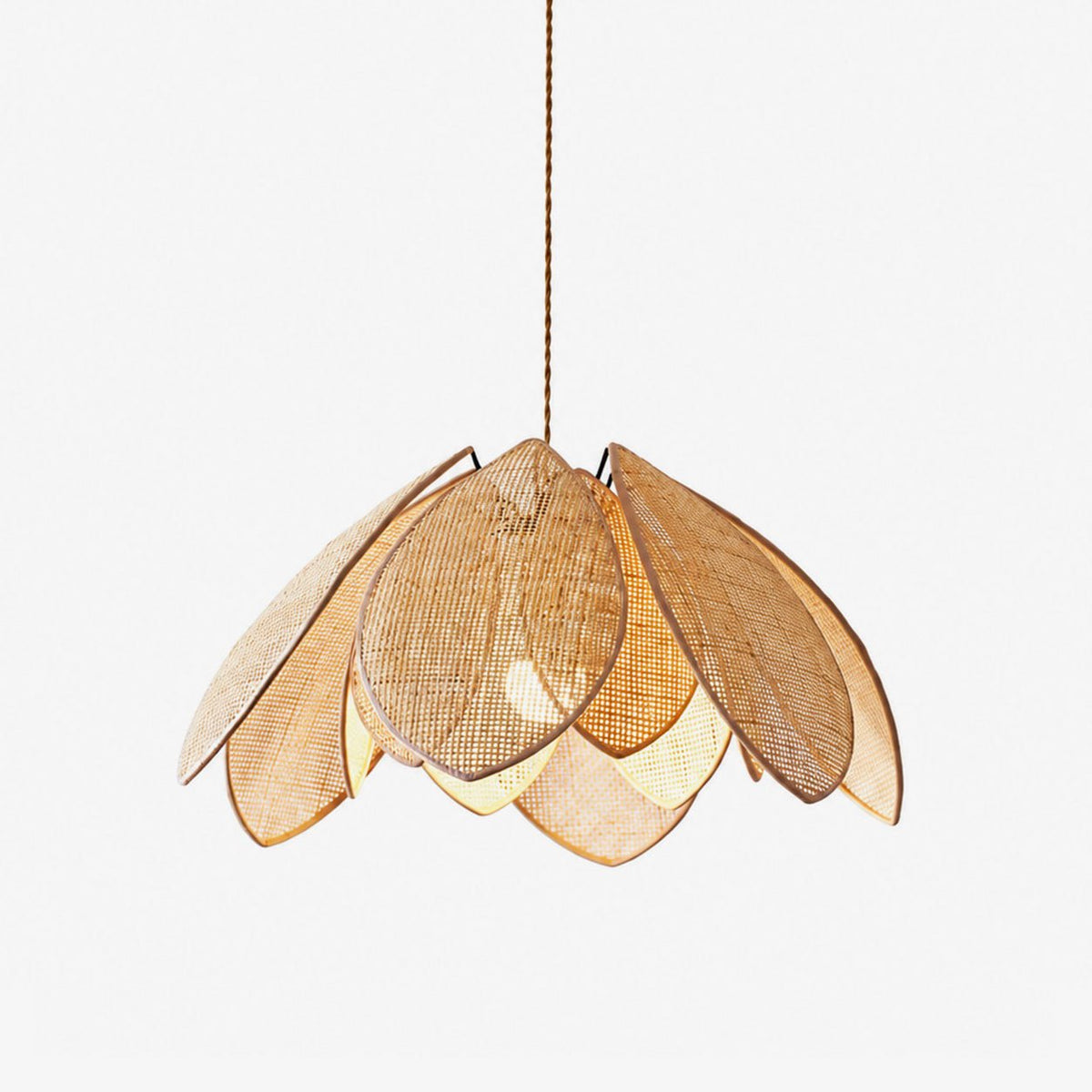 Rattan Flower Pendant Light — Pendant Light | Maison Monashee