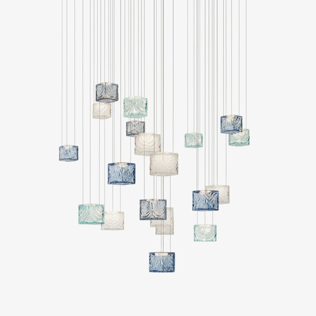 Modern Rectangular Crystal Chandelier — Chandelier | Maison Monashee