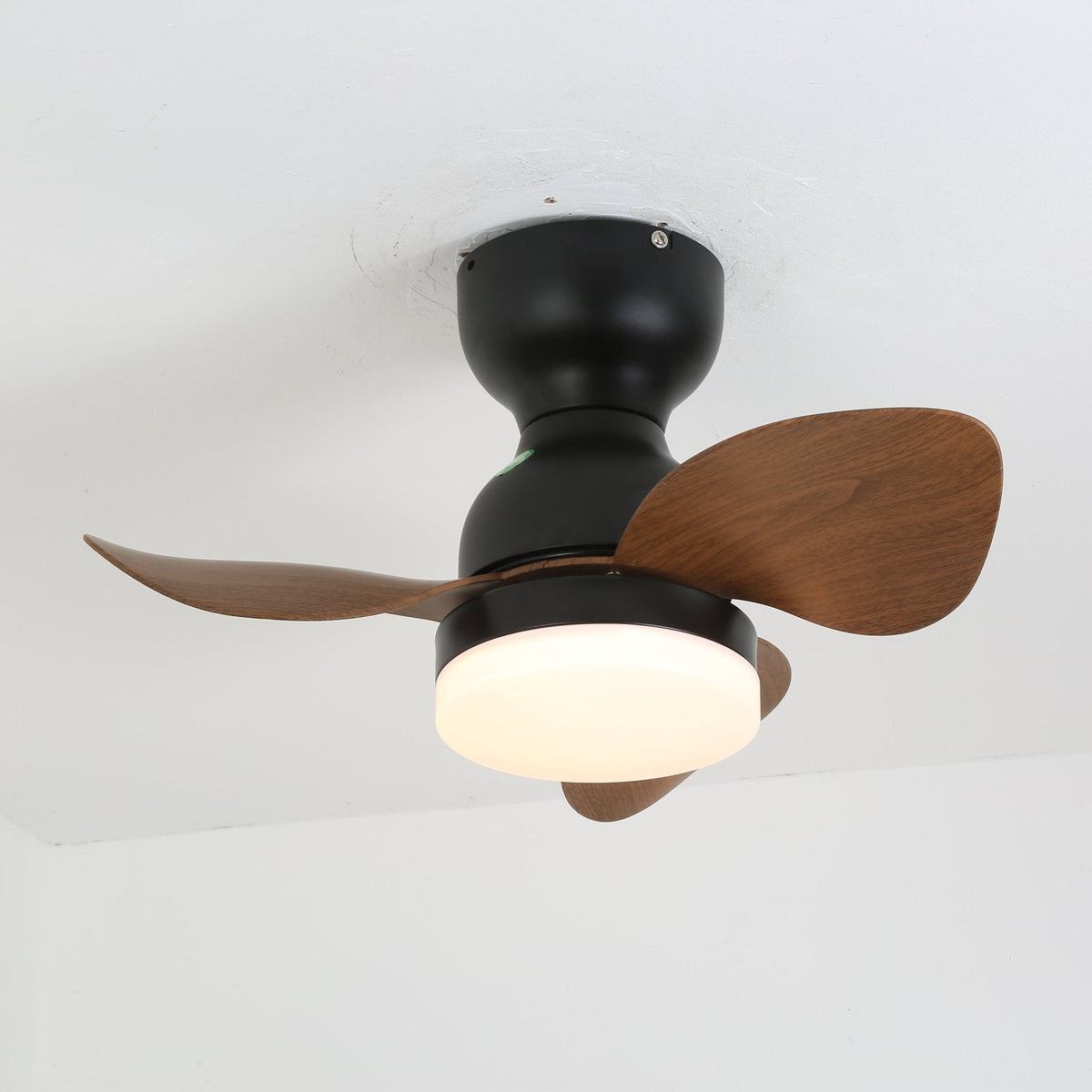 Black Flush Mount Ceiling Fan — Ceiling Fan | Maison Monashee — view 6