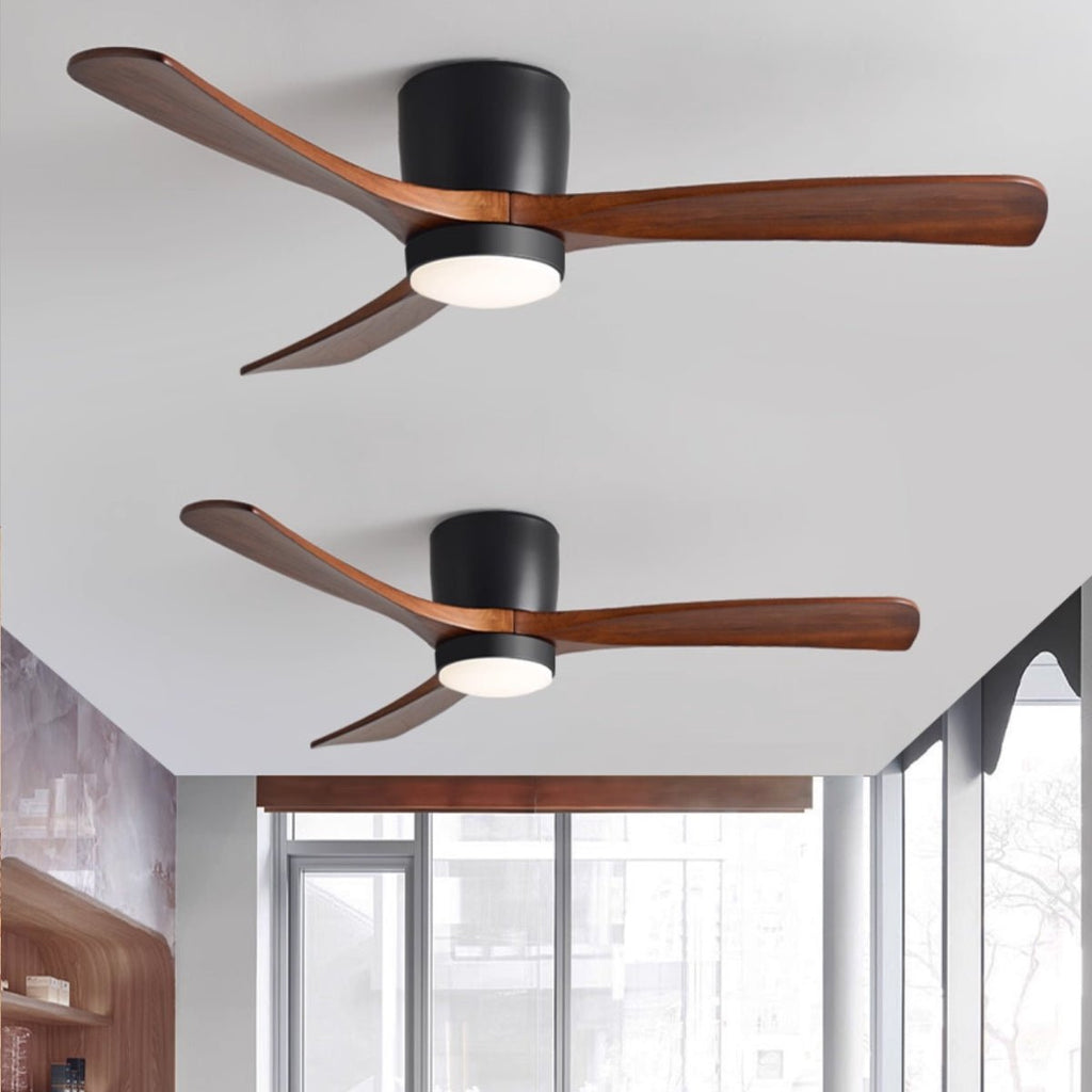 Grey Ceiling Fan with Light — Ceiling Fan | Maison Monashee — view 28