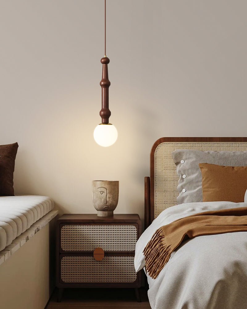 Modern Milk Glass Pendant Light — Pendant Light | Maison Monashee — view 4