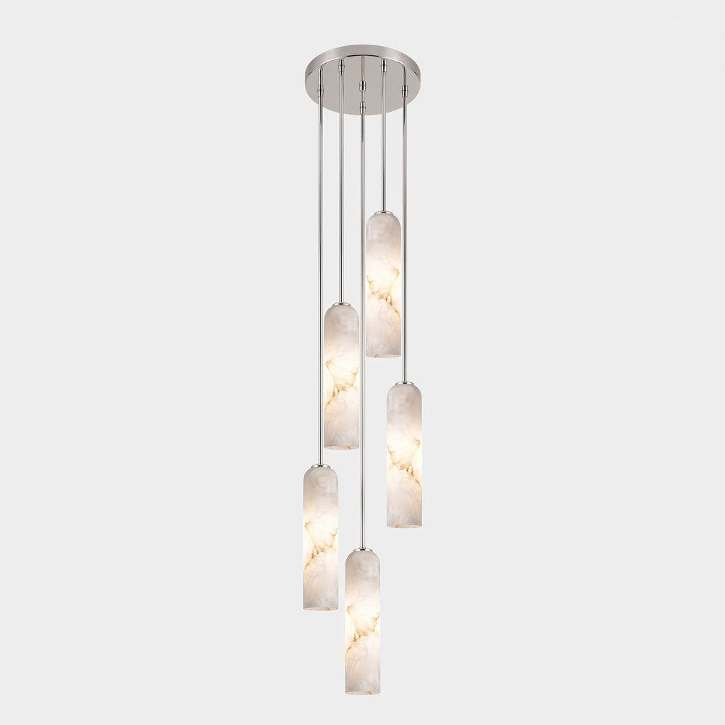 Alabaster Cylinder Pendant Light — Pendant Light | Maison Monashee — view 18