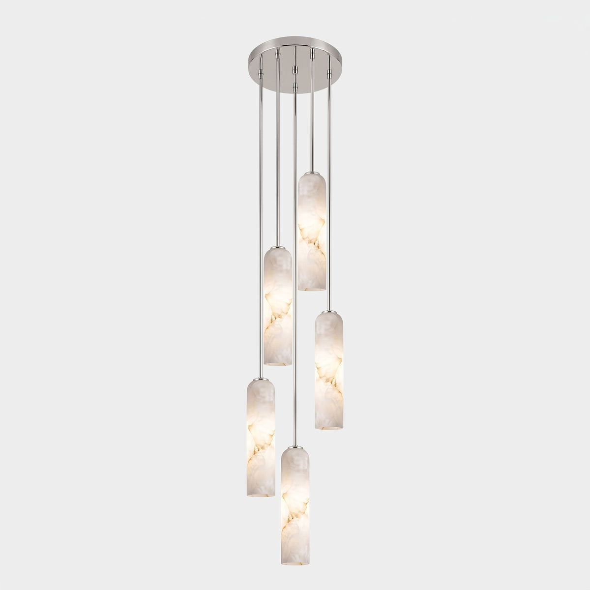 Alabaster Cylinder Pendant Light — Pendant Light | Maison Monashee — view 18