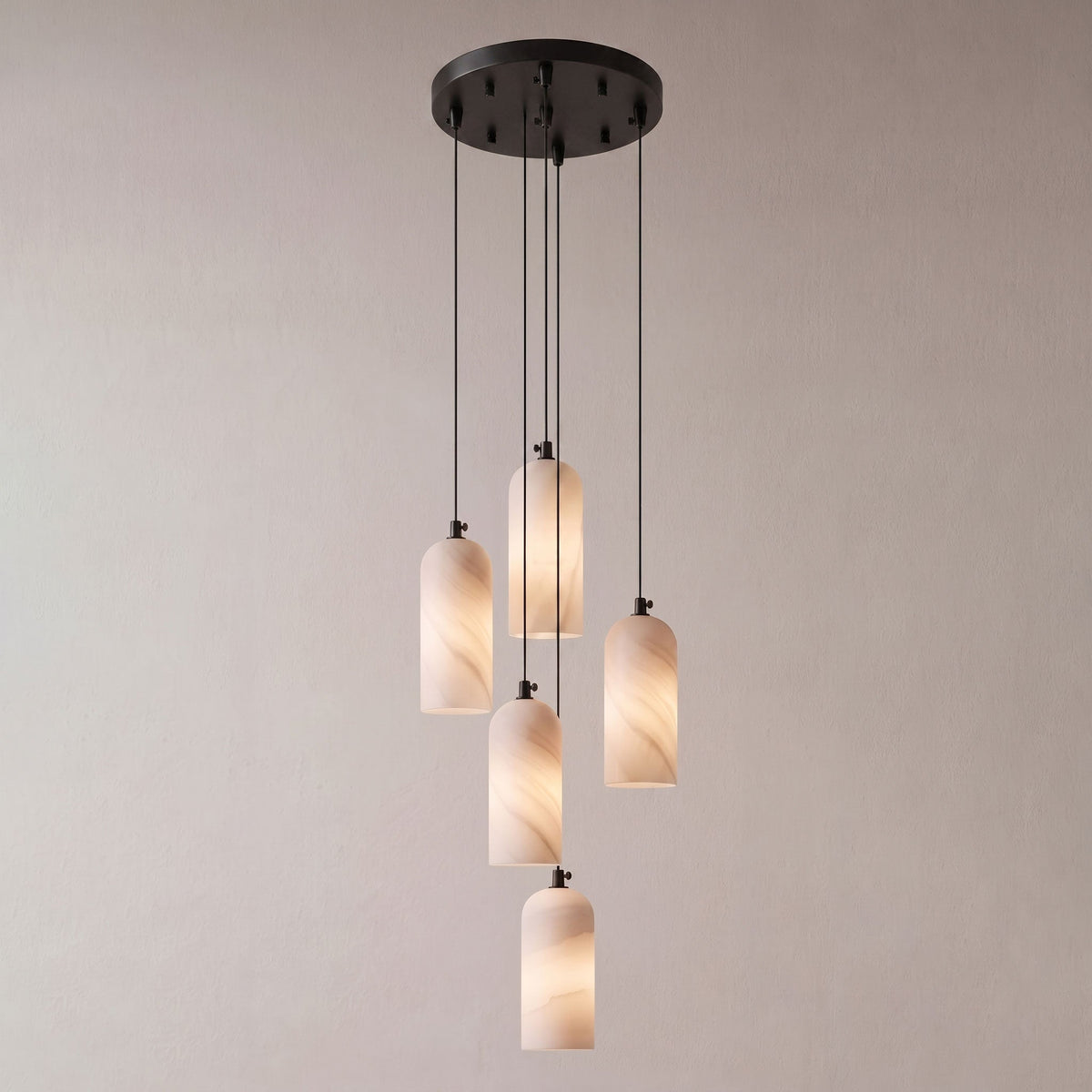 Modern Alabaster Pendant Light — Pendant Light | Maison Monashee — view 56