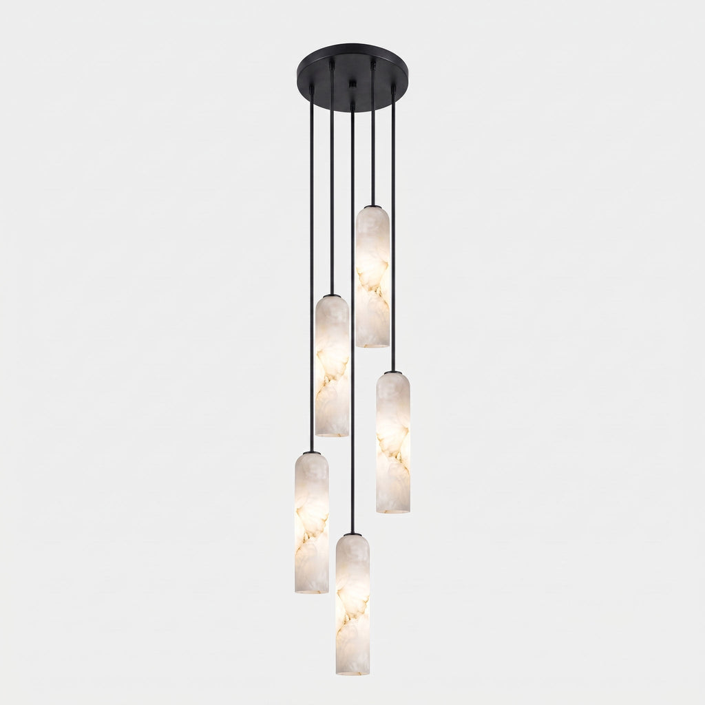 Alabaster Cylinder Pendant Light — Pendant Light | Maison Monashee — view 17