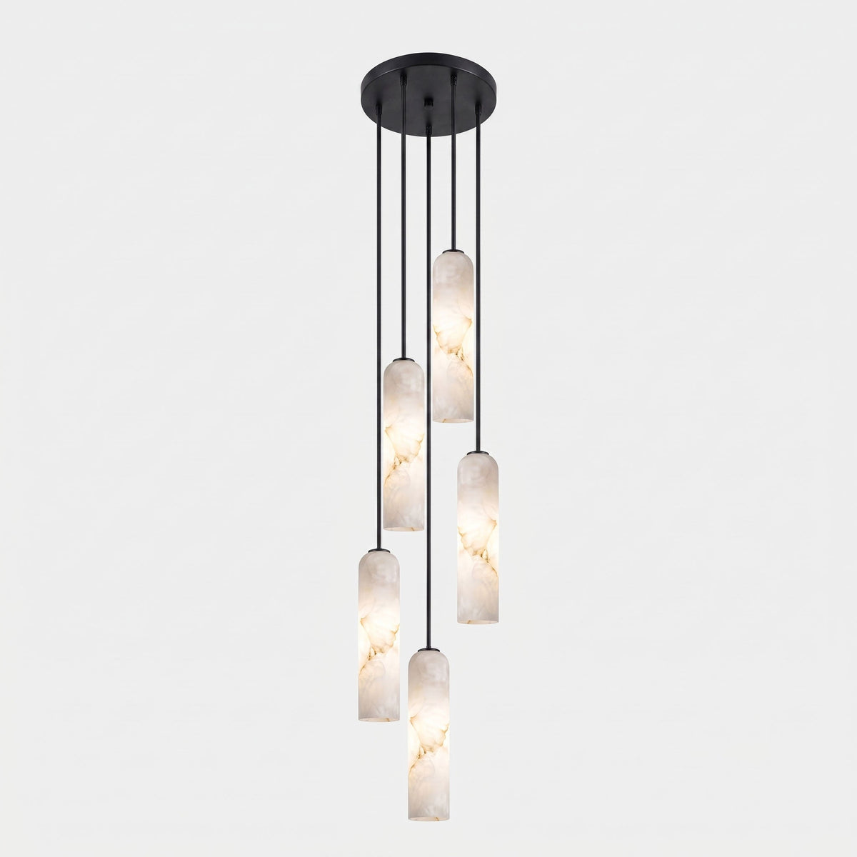 Alabaster Cylinder Pendant Light — Pendant Light | Maison Monashee — view 17