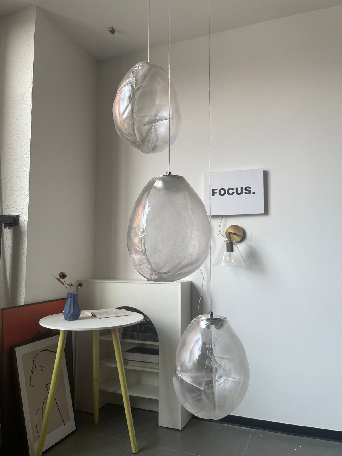 Clear Glass Pendant Light Fixture — Pendant Light | Maison Monashee — view 119