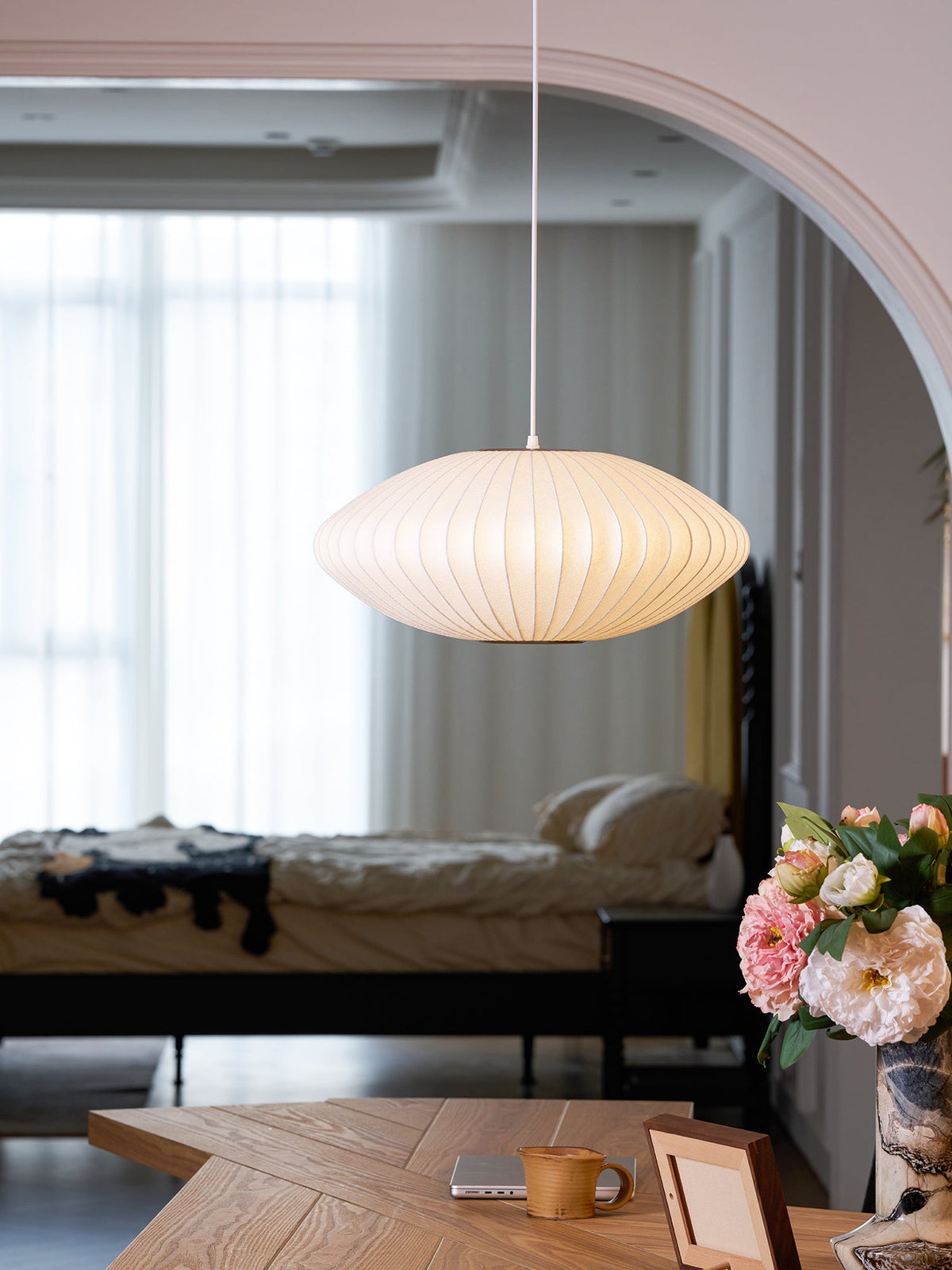 Saucer Bubble Pendant Light — Pendant Light | Maison Monashee — view 180