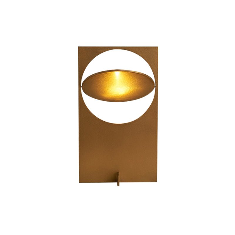 Gold Metal Desk Lamp — Table Lamp | Maison Monashee — view 45