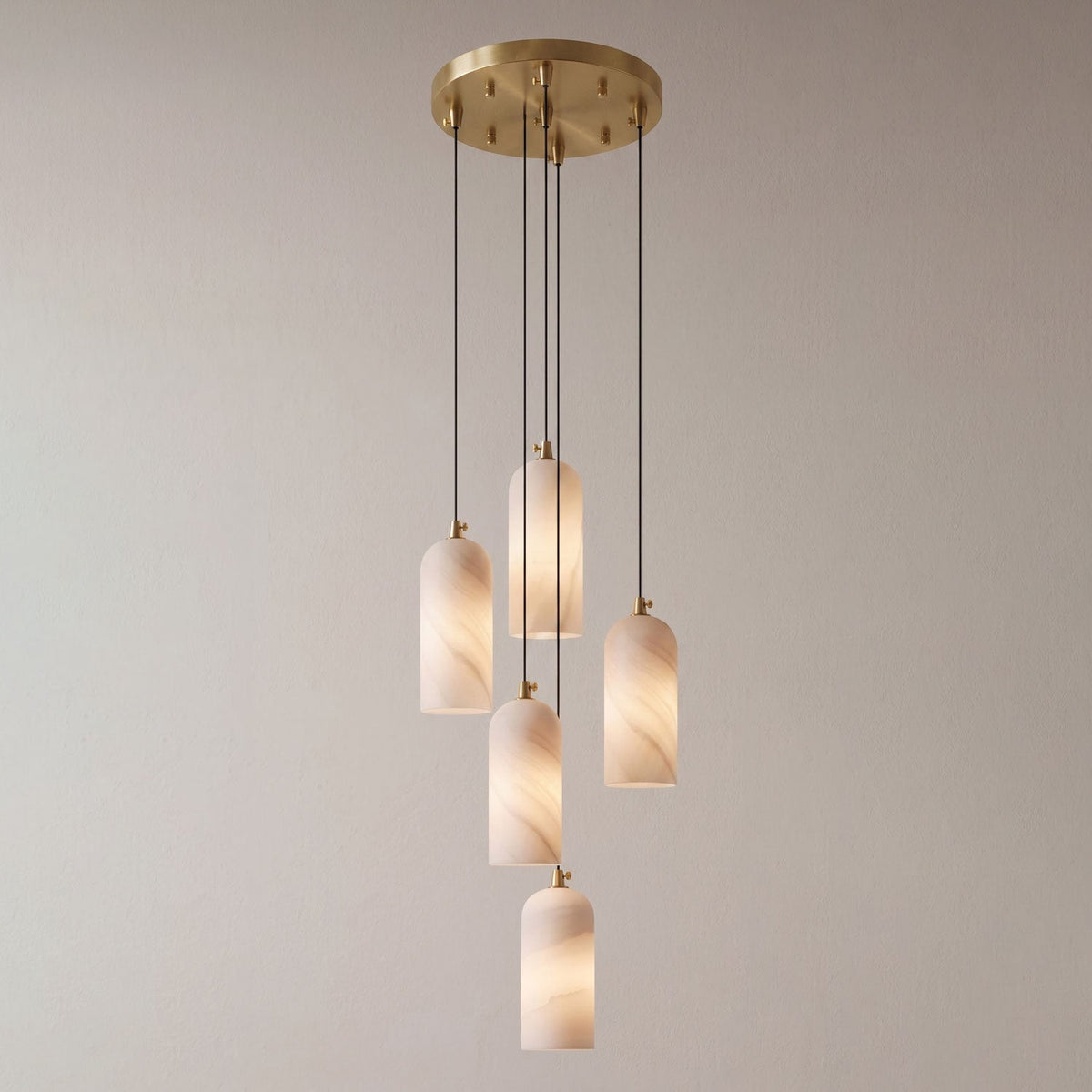 Modern Alabaster Pendant Light — Pendant Light | Maison Monashee — view 53