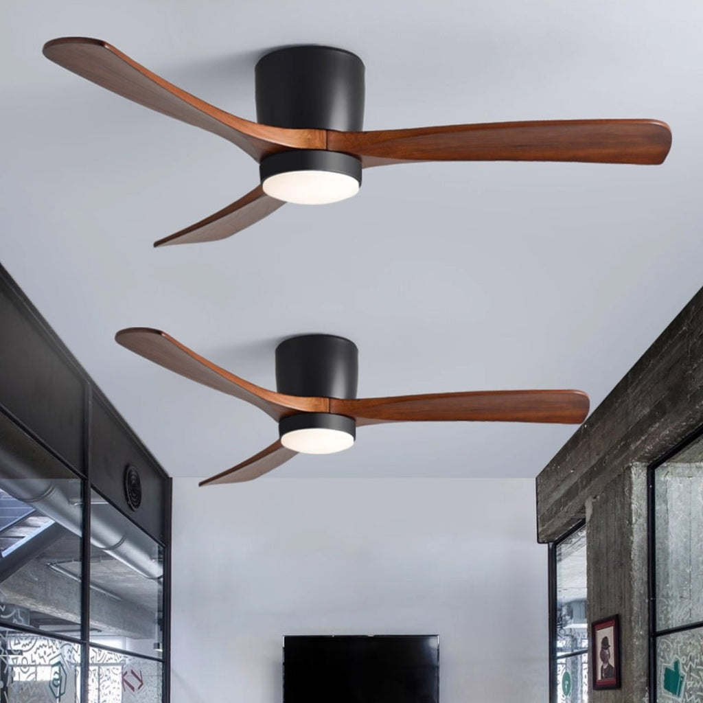 Grey Ceiling Fan with Light — Ceiling Fan | Maison Monashee — view 25