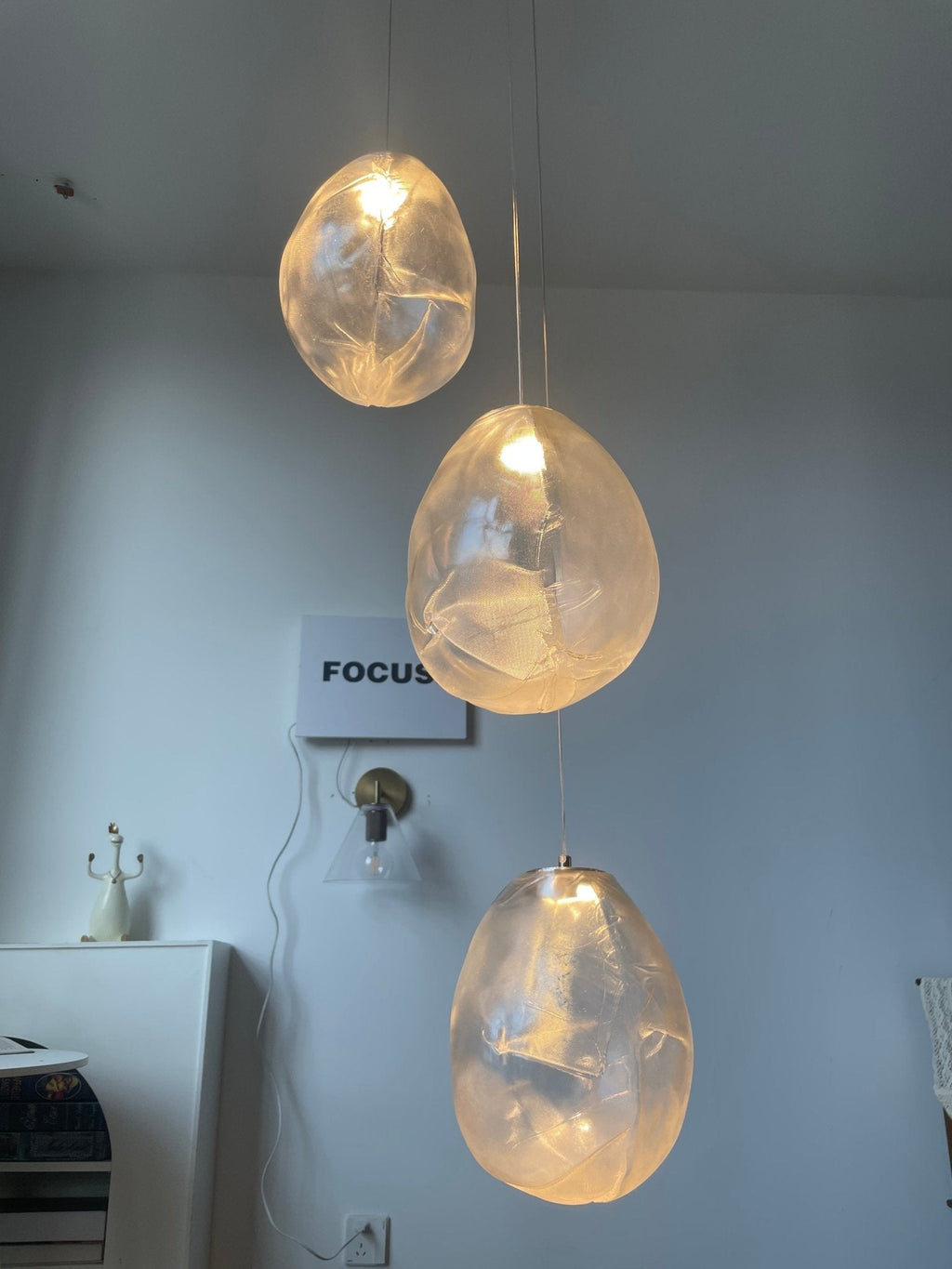 Clear Glass Pendant Light Fixture — Pendant Light | Maison Monashee — view 122