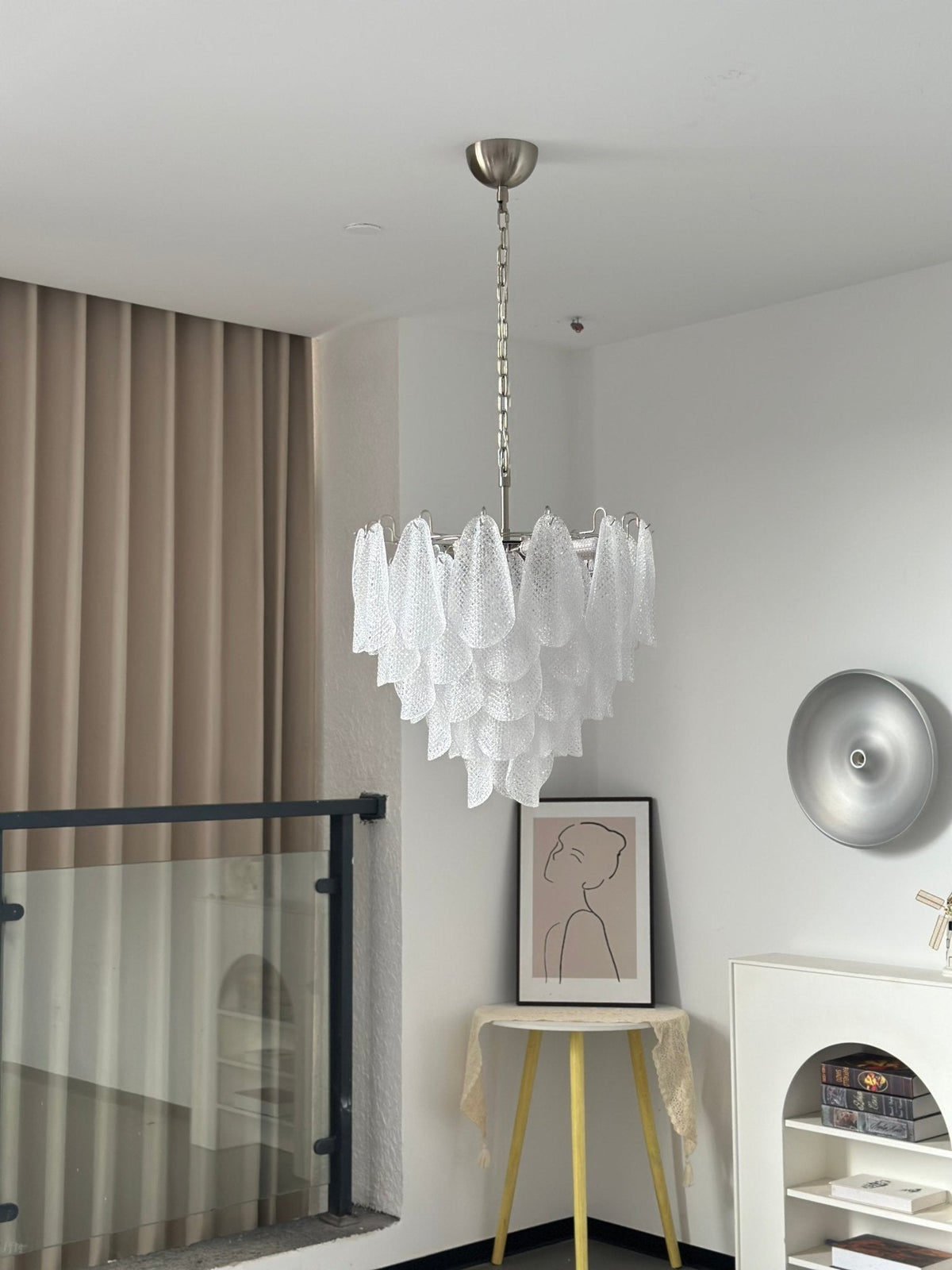 Murano Glass Teardrop Chandelier — Chandelier | Maison Monashee — view 10