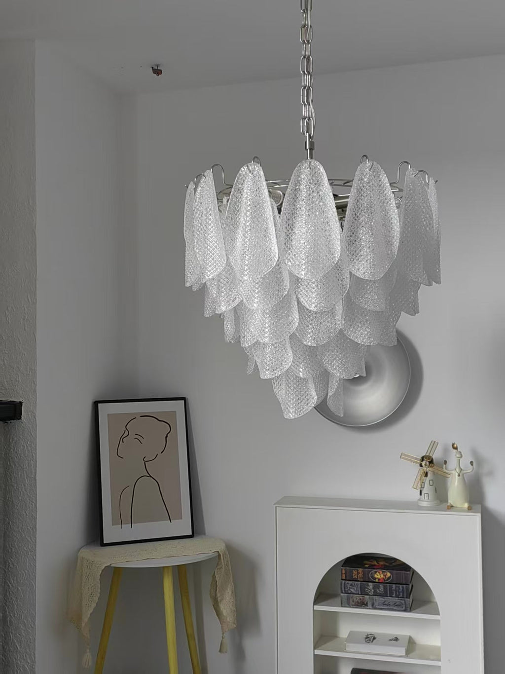 Murano Glass Teardrop Chandelier — Chandelier | Maison Monashee — view 11