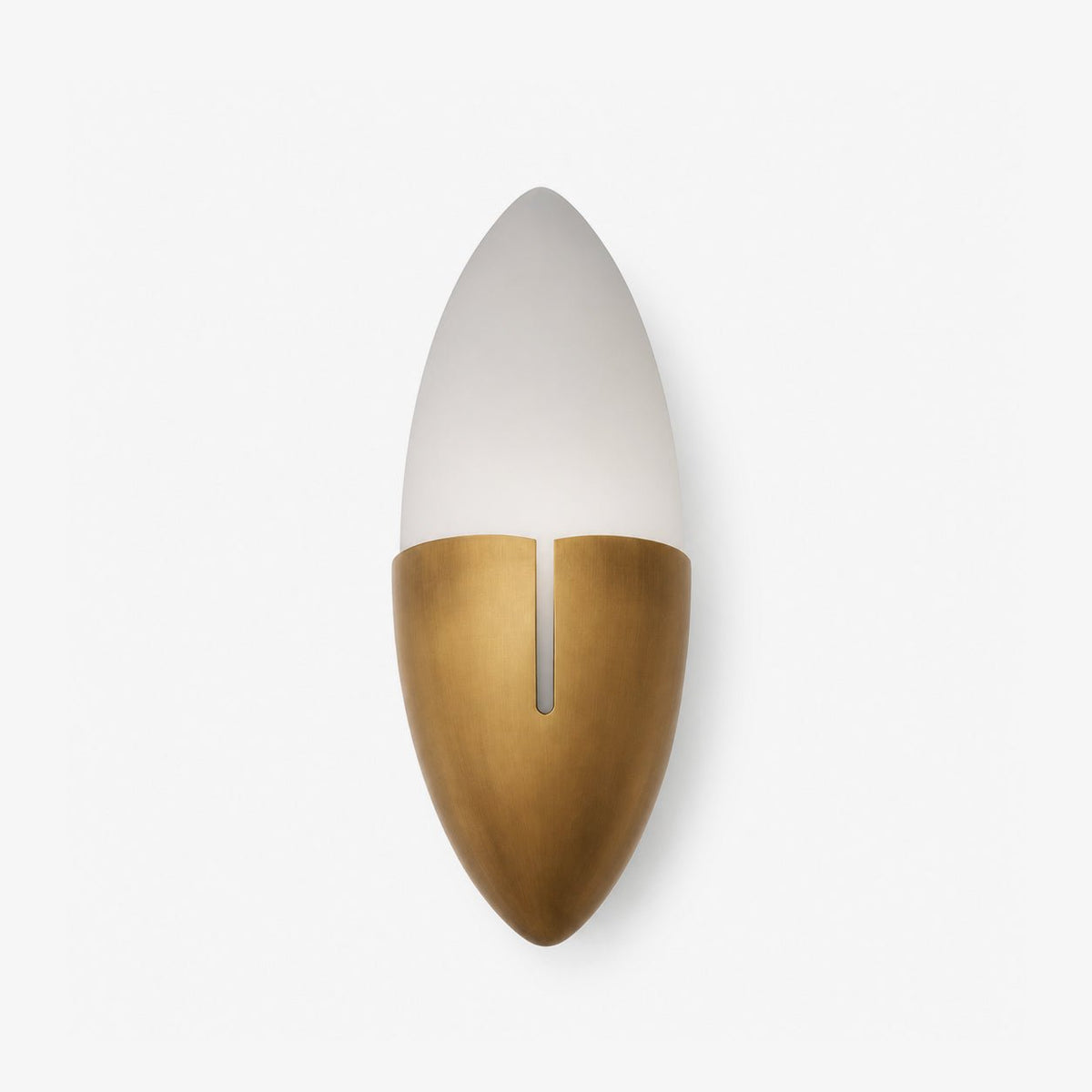 Gold and White Sconce — Wall Sconce | Maison Monashee