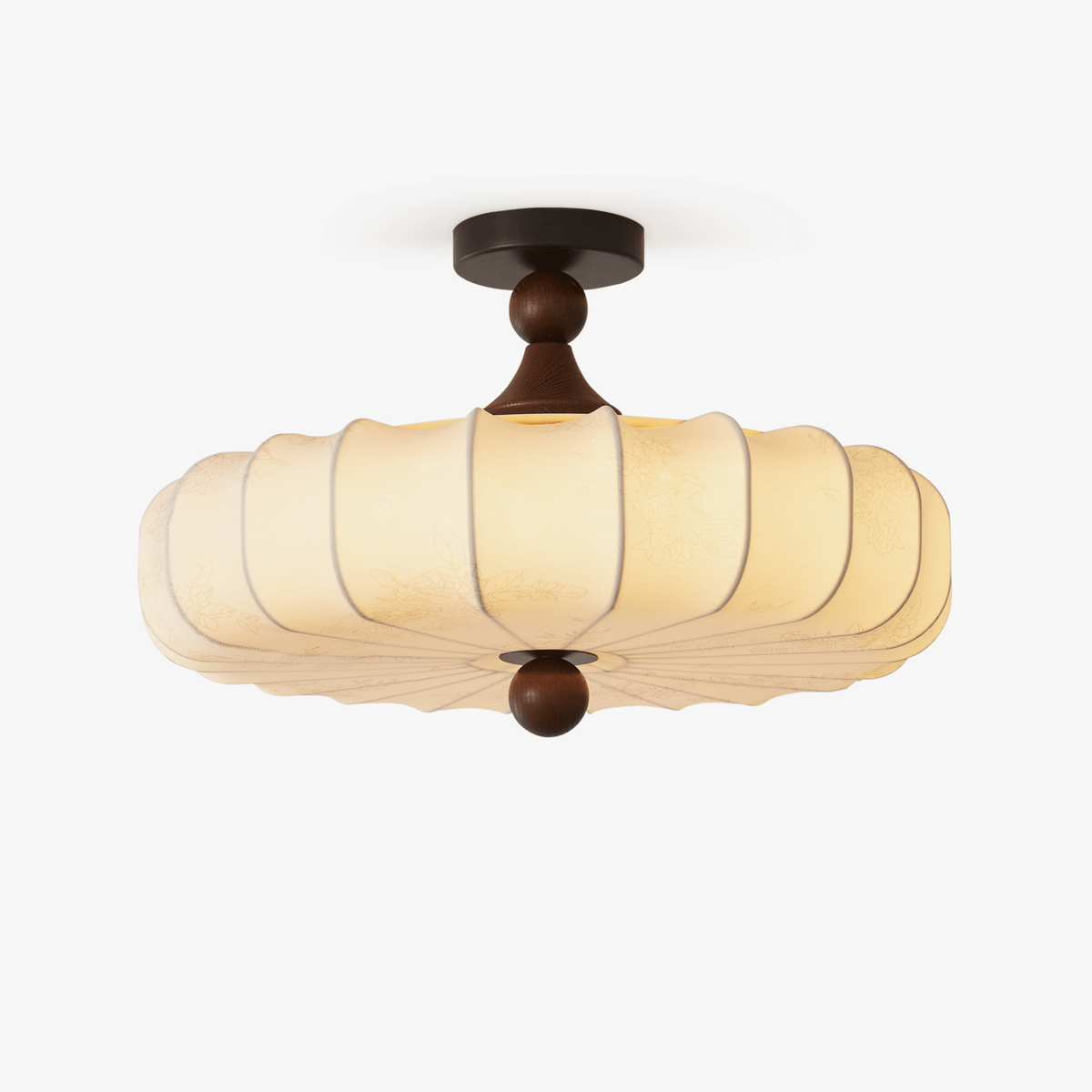 Fabric Ceiling Light Fixture — Ceiling Light | Maison Monashee