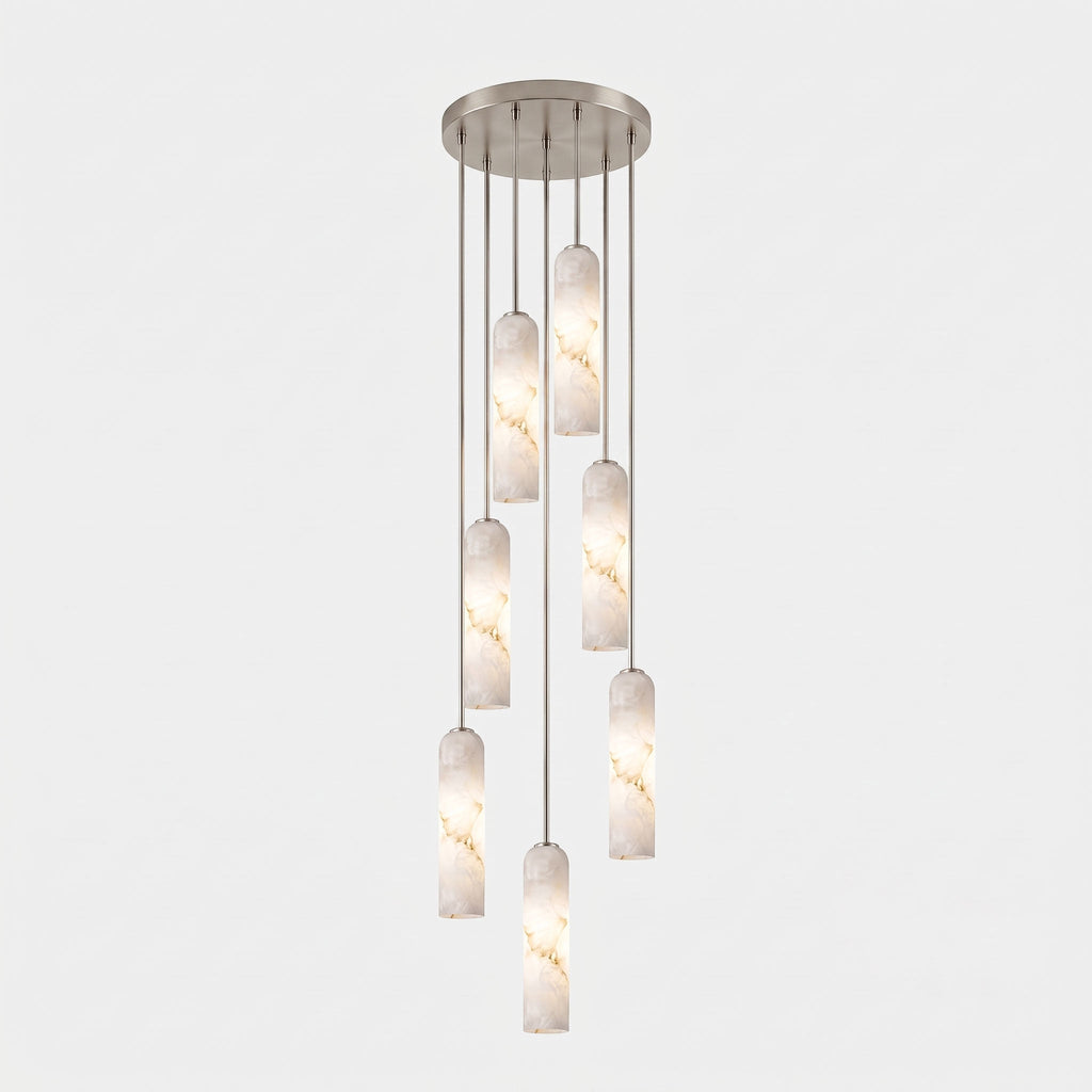 Alabaster Cylinder Pendant Light — Pendant Light | Maison Monashee — view 21