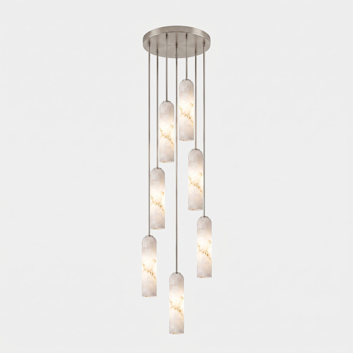 Alabaster Cylinder Pendant Light — Pendant Light | Maison Monashee — view 21