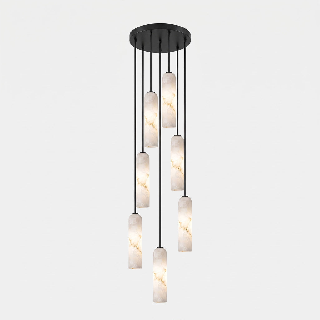 Alabaster Cylinder Pendant Light — Pendant Light | Maison Monashee — view 20